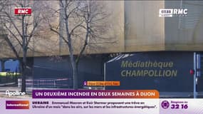 Dijon : un deuxième incendie ravage la médiathèque des Grésilles en moins de deux semaines