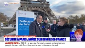 Insécurité à la Tour Eiffel: Laurent Nuñez veut "amplifier" la présence policière à l'approche des JO 2024