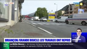 Briançon: les travaux ont repris sur le chantier de la Grande Boucle