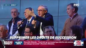 Echange musclé entre Eric Brunet, Laurent Neuman et J.J. Bourdin sur les droits de successions 