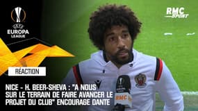 Nice - H. Beer-Sheva : "A nous sur le terrain de faire avancer le projet du club" encourage Dante