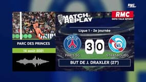 PSG 4-2 Strasbourg : Le goal replay avec les commentaires RMC
