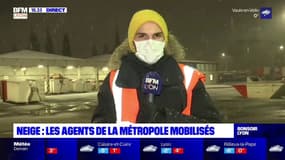 Neige : les agents de la Métropole mobilisés
