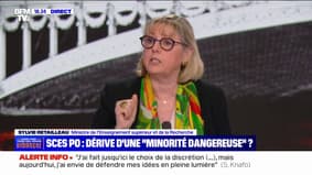 Manifestation pro-Palestine à Sciences Po: "Il n'est pas question de lever des sanctions sur l'antisémitisme", affirme la ministre Sylvie Retailleau