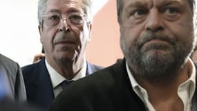 Patrick Balkany et son avocat Eric Dupond-Moretti