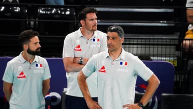Loïc Geiler, en retrait, derrière Roberto Ciamarra et Andrea Giani