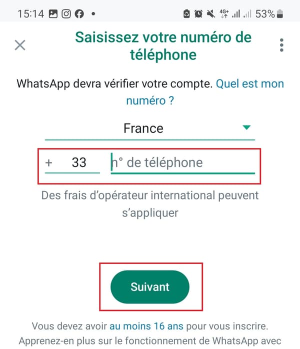 comment mettre un autre compte sur whatsapp