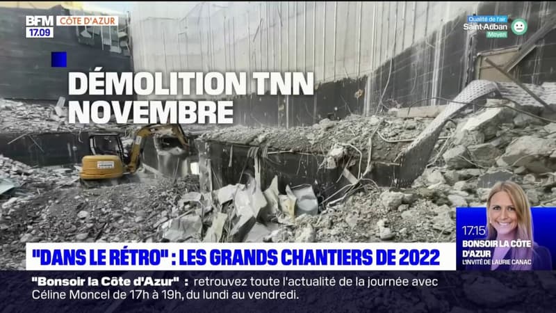"Dans le rétro": les grands chantiers de 2022 dans les Alpes-Maritimes