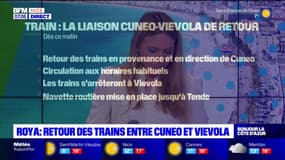 Vallée de la Roya: retour des trains entre Cuneo et Vievola