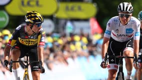 Primoz Roglic et Tadej Pogacar