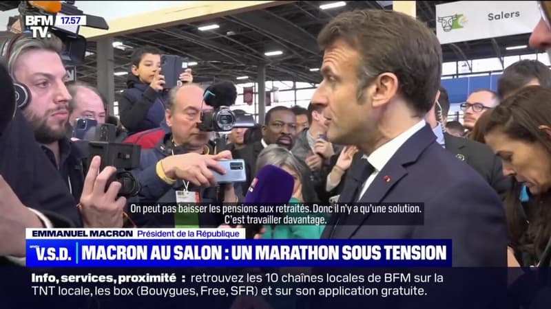 Emmanuel Macron au Salon de l'agriculture: un marathon sous tension pour le président