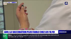 Covid-19: la vaccination plus faible chez les 18-49 ans