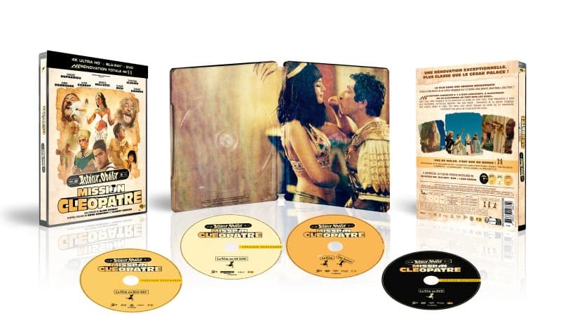 L'édition Blu-ray du film "Mission Cléopâtre" L'édition Blu-ray du film "Mission Cléopâtre"