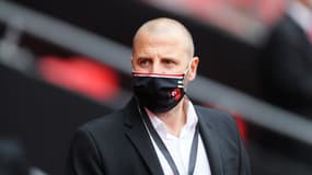 Le directeur sportif du Stade Rennais s'est emporté contre l'arbitre à la mi-temps