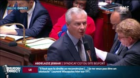 Déplacement de Bruno Le Maire sur le site de General Electric à Belfort : "Ça fait longtemps qu'on n'attend plus rien du gouvernement"