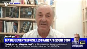 Fin du port du masque: pour le Pr Bruno Lina, "il faudra le faire à un moment où le risque de transmission deviendra marginal"