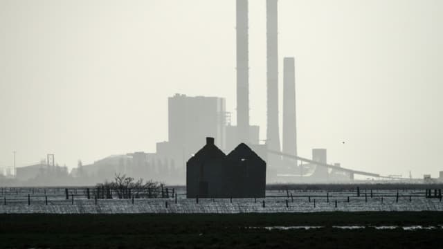 La centrale électrique de Cordemais Loire-Atlantique, 13 février 2020