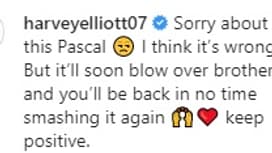 Le commentaire d'Harvey Elliott