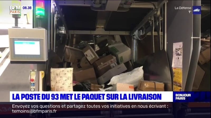 Seine-Saint-Denis: comment la Poste fait face au boom de colis avant les fêtes