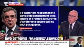Ukraine: "Aujourd'hui, Zelensky voulait poursuivre ce conflit", affirme Éric Ciotti 