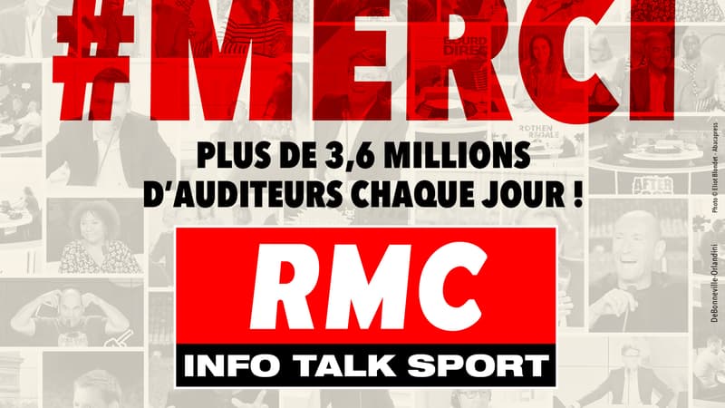 AUDIENCES RADIO - RMC: plus de 3,6 millions d'auditeurs quotidiens