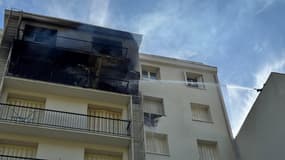 L'incendie est parti du 7e étage de l'immeuble à Nice.