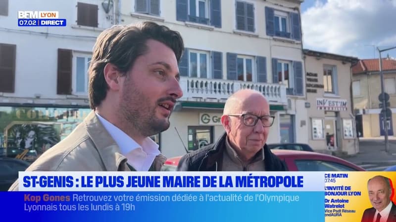 Saint-Genis-Laval : Le plus jeune maire de la métropole