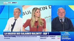 Nicolas Doze face à Jean-Marc Daniel : La hausse des salaires ralentit, ouf ? - 08/05