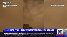 Un nuage de sable venu du Sahara est arrivé jusqu'à Nice et Lyon