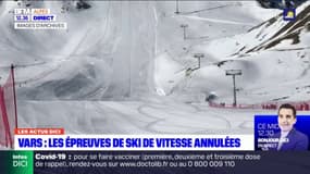 Vars: la coupe du monde de ski de vitesse annulée