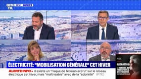 Selon RTE, il existe un "risque de tension accru" sur le réseau électrique cet hiver mais "maîtrisable" avec de la "sobriété"