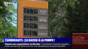 Carburants: les prix baissent à la pompe