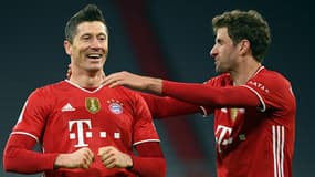 Robert Lewandowski et Thomas Muller