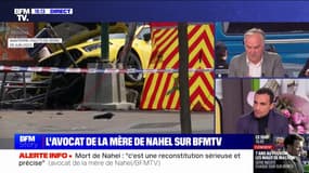 Reconstitution de la mort de Nahel: "Vu que les versions divergent, on a été obligé de reproduire chaque version", affirme maître Nabil Boudi