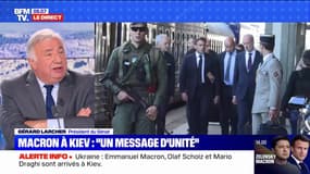 Gérard Larcher: "Il était temps qu'Emmanuel Macron aille à Kiev"