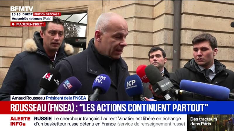 "Nous avons besoin d'un budget pour que les promesses puissent s'exécuter" affirme Arnaud Rousseau