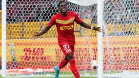 Ernest Nuamah avec le FC Nordsjaelland, juillet 2023