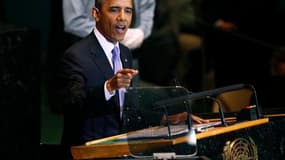 Le président américain Barack Obama a dit mercredi à l'Onu que les Palestiniens méritaient d'avoir un Etat mais que celui-ci ne pourrait être obtenu qu'à travers des négociations avec Israël. /Photo prise le 21 septembre 2011/REUTERS/Kevin Lamarque
