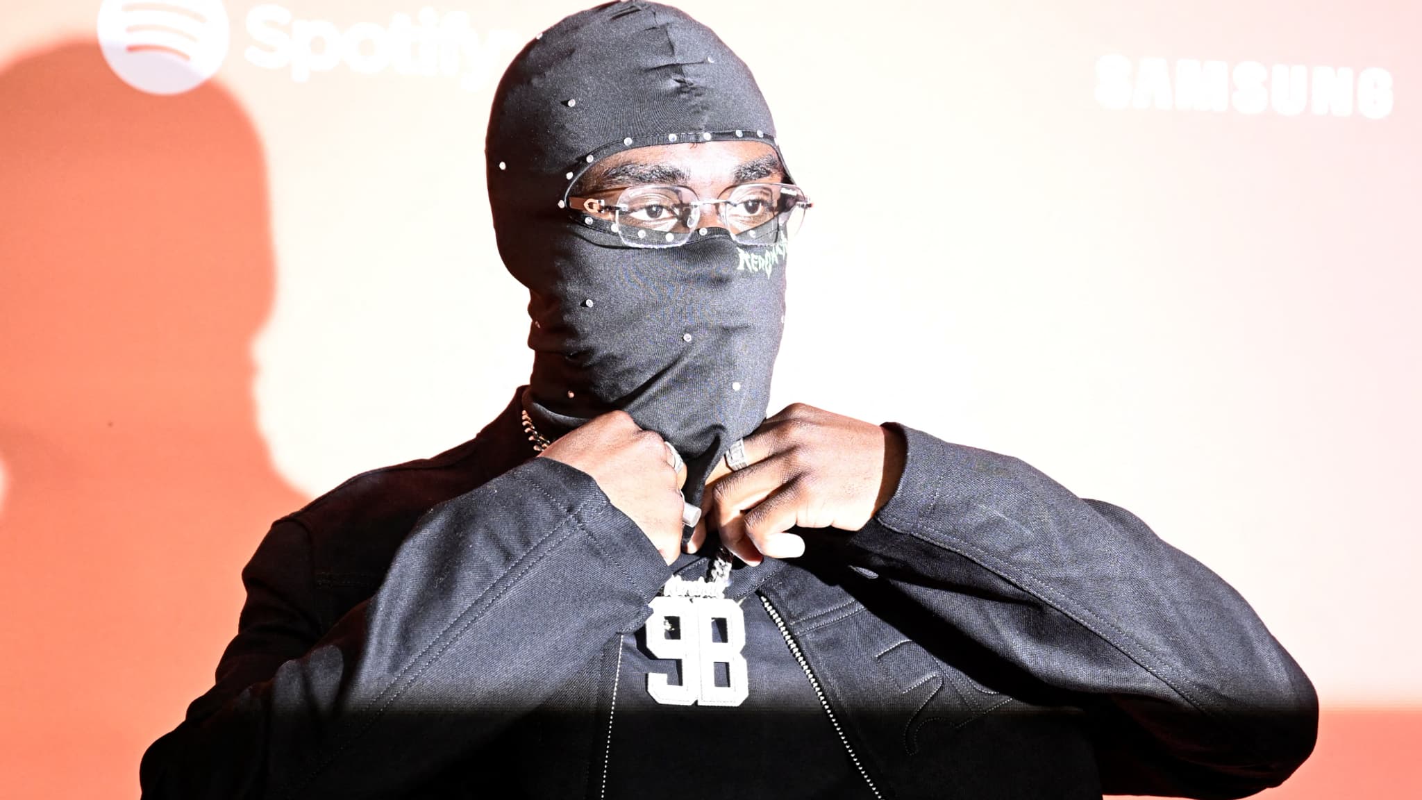 Le rappeur Kerchak, le 25 avril 2024