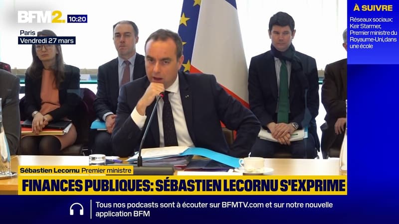 Déficit: Sébastien Lecornu veut une "maîtrise" des finances publiques "quoi qu'il arrive"
