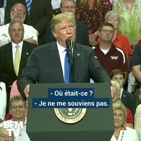 Donald Trump se moque de l'accusatrice de Brett Kavanaugh