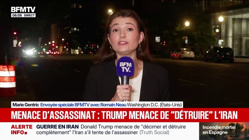 Donald Trump menace de "décimer et détruire complètement" l'Iran s'il tente de l'assassiner