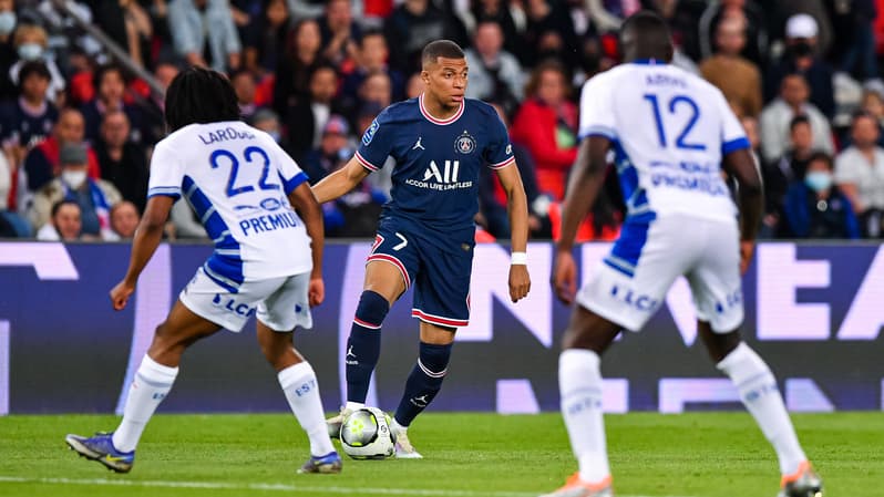 Mbappé lors de PSG-Troyes, le 8 mai 2022
