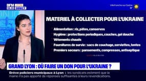 Métropole de Lyon: où faire un don pour l'Ukraine? 