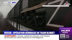 Moscou déploie un train blindé en Ukraine pour des opérations de déminage
