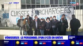 Vénissieux: les professeurs du lycée Marc Seguin en grève pour dénoncer la multiplication des incidents