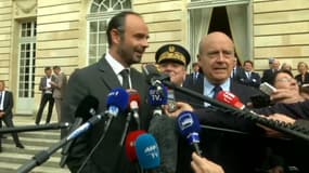 Edouard Philippe et Alain Juppé à Bordeaux.