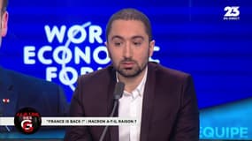 Jimmy Mohammed n'est pas du tout convaincu par le "France Is Back" de Macron à Davos