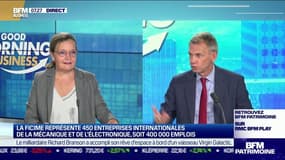 Laurence Fauque, Directrice générale de la (Ficime): "Sur le premier semestre, nous avons retrouvé dans les secteurs liés à la consommation", les niveaux d'avant crise. "En 2021, la progression par rapport à 2019 est de 21%"