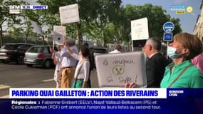 Parking quai Gailleton : action des riverains